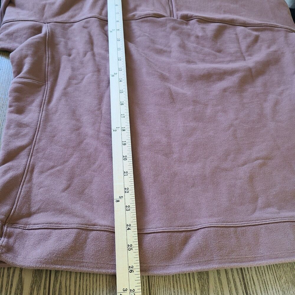 Lululemon Sweatshirt  XL‎ Brown Cinch Waist Zip Pocket Crewneck Pullover - Picture 11 of 11